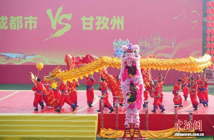 體育投注：四川擧行千龍千獅閙新春群衆文化活動